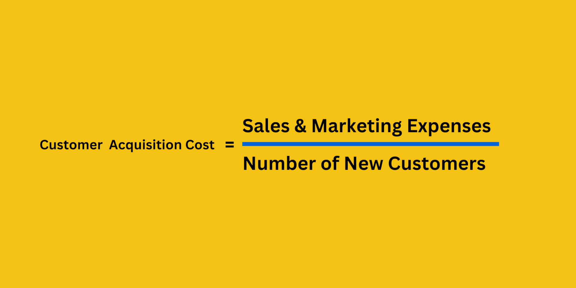 customer acquisition Cost